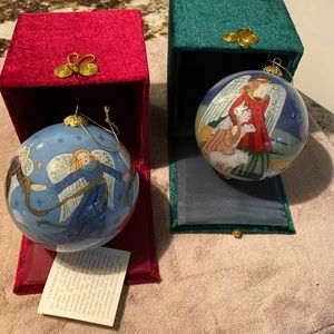 2 Li Bien Vintage Ornaments 4” BOTH 2001 & ‘02
